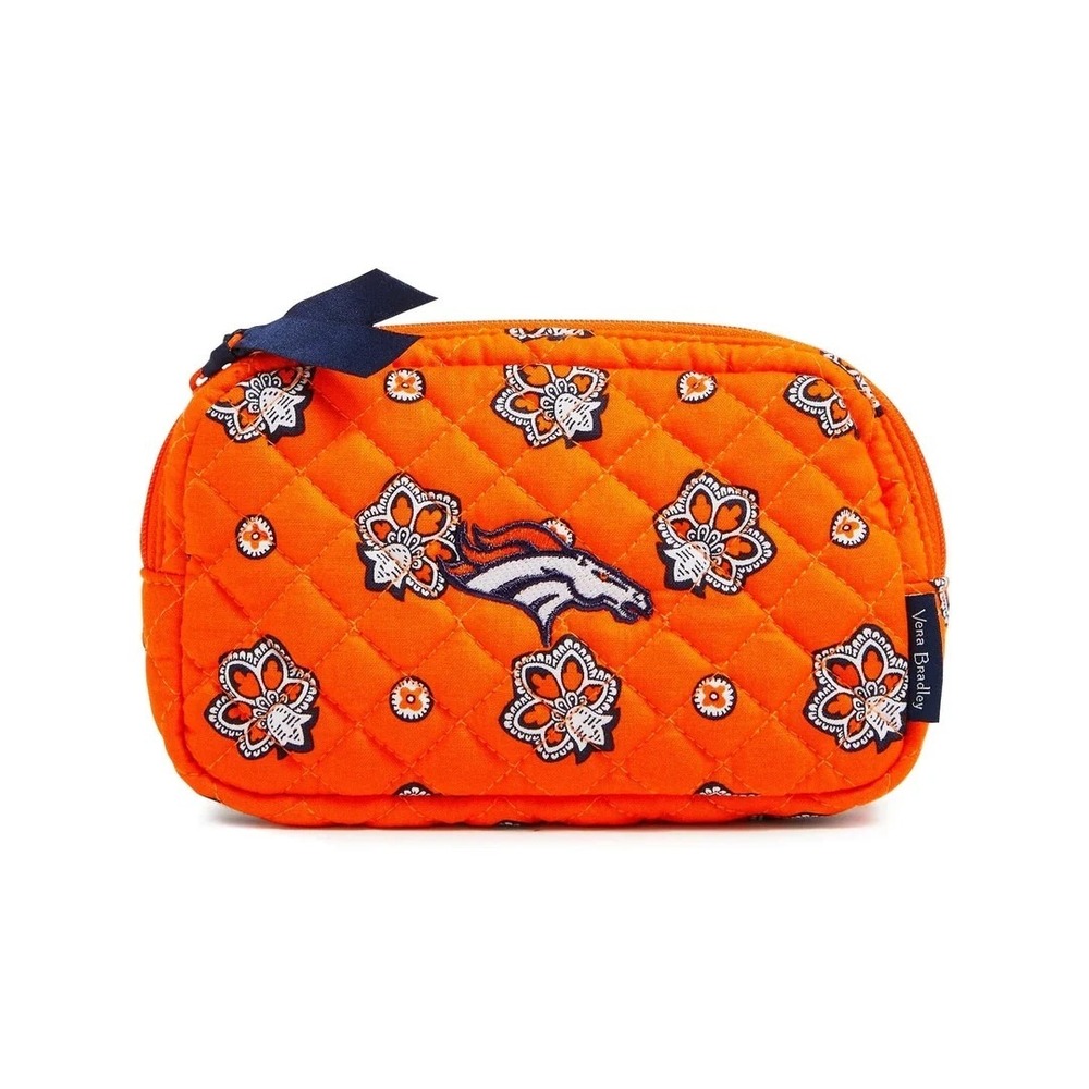 Denver Broncos Mini Belt Bag Purse NFL Football Orange Navy Bandana Vera Bradley